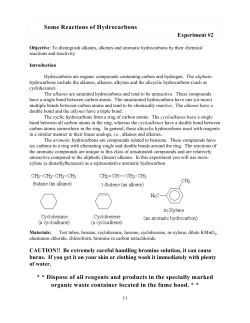 Some Reactions of Hydrocarbons