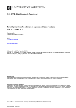 Parallel proton transfer pathways in aqueous acid