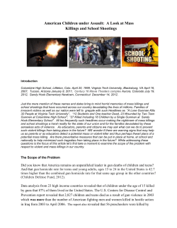 Mass and School Shootings