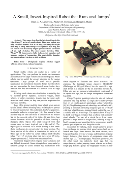 A Small, Insect-Inspired Robot that Runs and Jumps