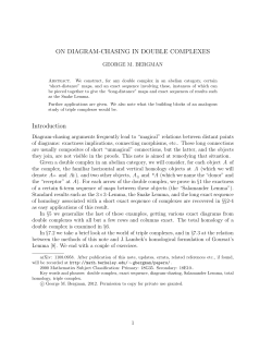 On Diagram Chasing in Double Complexes