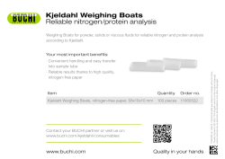 Kjeldahl Weighing Boats Reliable nitrogen/protein analysis