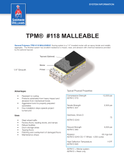 tpm&reg; #118 malleable