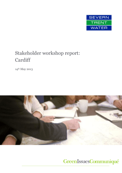 Cardiff - Severn Trent Plc