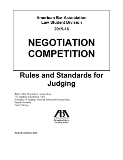 American Bar Association Law Student Division 2015