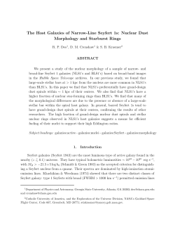 The Host Galaxies of Narrow-Line Seyfert 1s: Nuclear - FTP