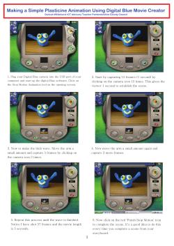 Making a Simple Plasticine Animation Using Digital Blue Movie