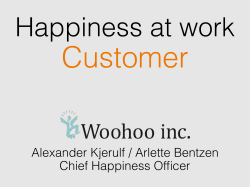 happiness at work.key - Happy People Better Business
