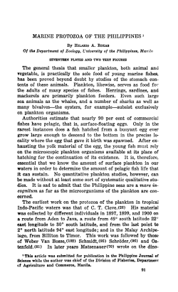 marine protozoa of the philippines 1