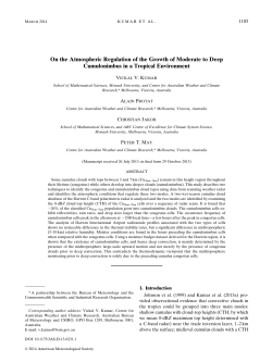 On the Atmospheric Regulation of the Growth