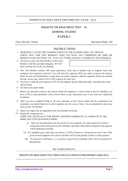 TEST - 18 Final Questions..