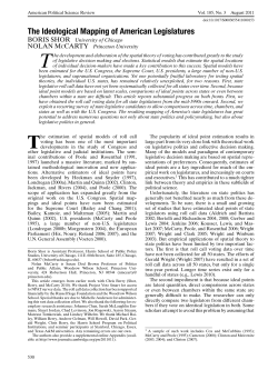 The Ideological Mapping of American Legislatures - Q-APS