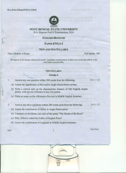 Part - I, Paper - 1 - Dinabandhu Mahavidyalaya