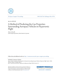 A Method of Predicting the Gas Properties Surrounding Aerospace