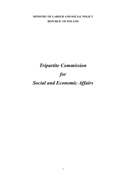 Tripartite Commission for Social and Economic Affairs, Poland (Paper)