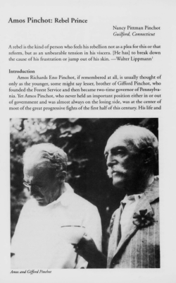 Amos Pinchot - Open Journal Systems