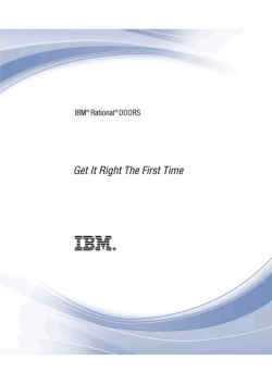 Get It Right the First Time