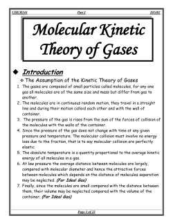 Molecular Kinetic