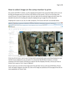 How to select image on the comp monitor to print