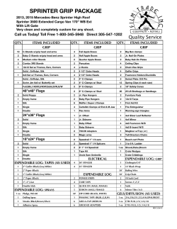 Sprinter Grip Package