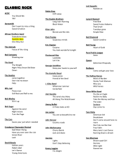 to view our song list!!!!