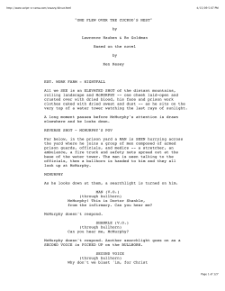 ONE FLEW OVER THE CUCKOO`S NEST