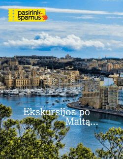 Ekskursijos po Maltą