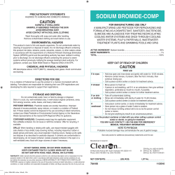 sodium bromide-comp - Kelly Registration Systems