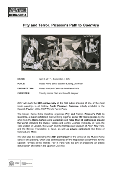 Pity and Terror. Picasso`s Path to Guernica