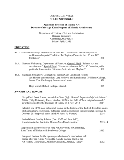 curriculum vitae - Scholars at Harvard