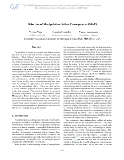 Detection of Manipulation Action Consequences (MAC)