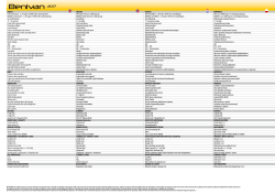 Technische gegevens BENIVAN 114