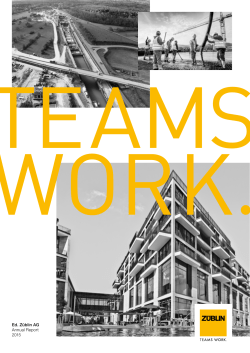 Ed. Z&uuml;blin AG Annual Report 2015