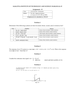 Assignment - II