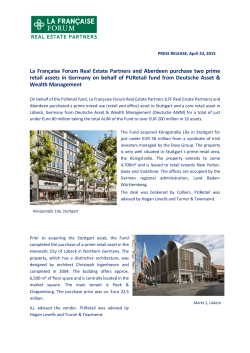 La Française Forum Real Estate Partners and