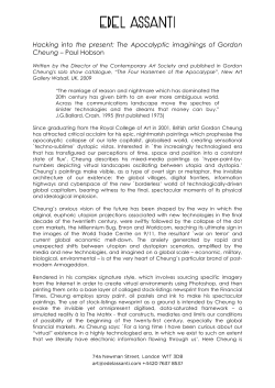 Hacking into the present: The Apocalyptic imaginings