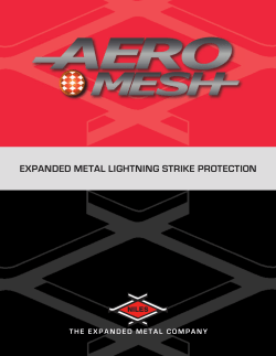 expanded metal lightning strike protection