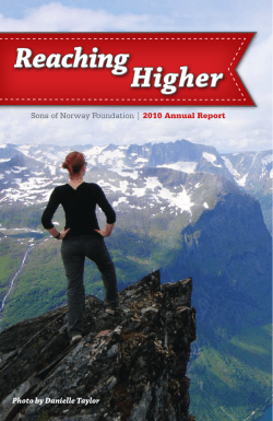 Reaching Higher - Sons of Norway