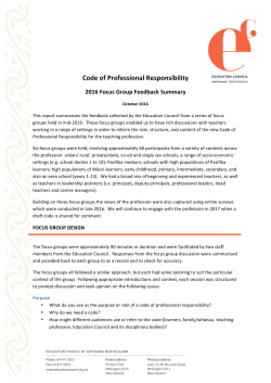 Code of Professional Responsibility