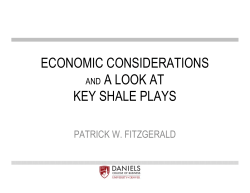 the cline shale - Daniels College of Business