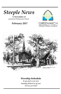 February 2017 - Greenwich Presbyterian Church