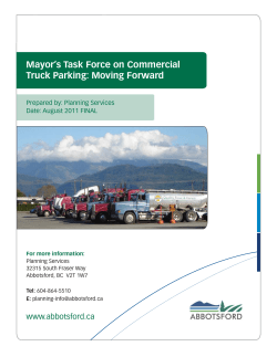 2011 Commercial Truck Parking Strategy