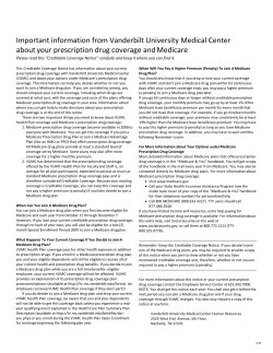 Medicare Creditable Coverage Notice