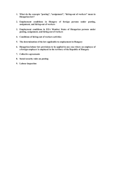 1. What do the concepts &ldquo;posting&rdquo;, &ldquo;assignment&rdquo;, &ldquo;hiring
