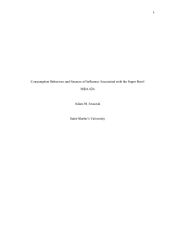 MBA 626 Final Super Bowl