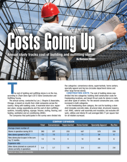 Costs Going Up - Chain Store Age