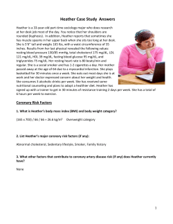 Heather Case Study Answers