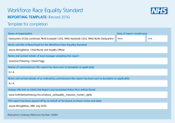 EDS2 Summary Report - North Derbyshire CCG