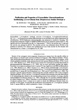 Purification and Properties of Extracellular