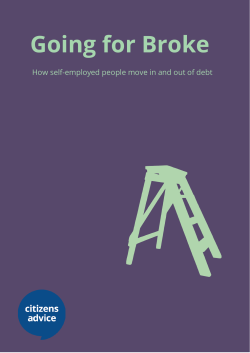 Going for Broke - Citizens Advice